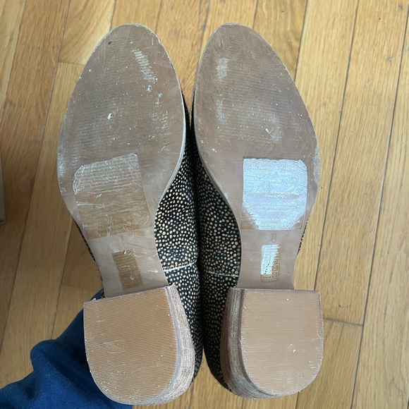 Madewell Asymmetrical Shoes in Spotty Calf-hair - Picture 4 of 6